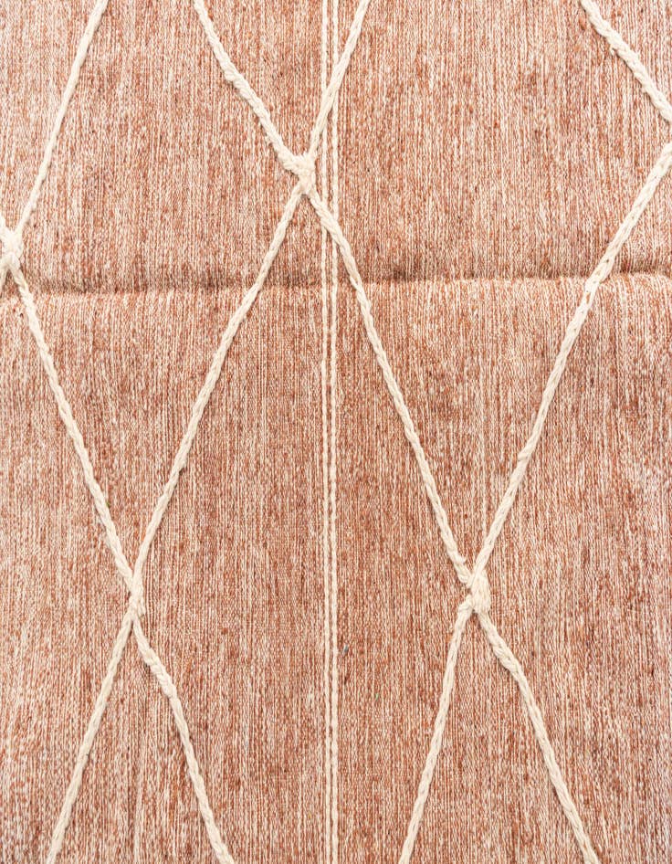 Detail image of  6' 2 x 9' 9  Hand Knotted Moroccan Wool Rug