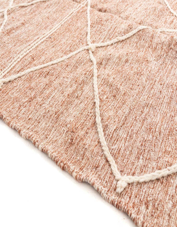 Detail image of  6' 2 x 9' 9  Hand Knotted Moroccan Wool Rug