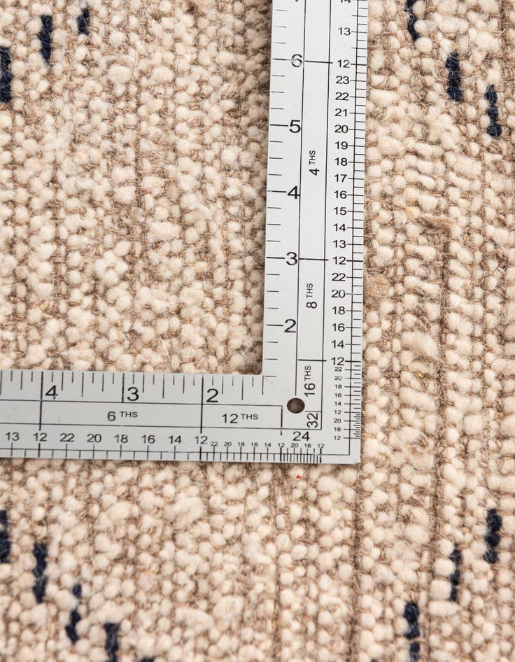 Detail image of  5' 3 x 8'  Hand Knotted Moroccan Wool Rug