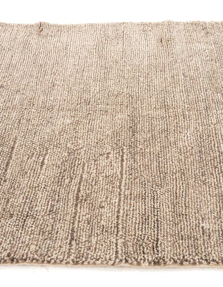 Detail image of  5' 2 x 7' 8  Hand Knotted Moroccan Wool Rug