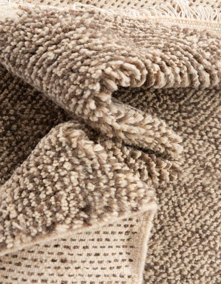 Detail image of  5' 2 x 7' 8  Hand Knotted Moroccan Wool Rug