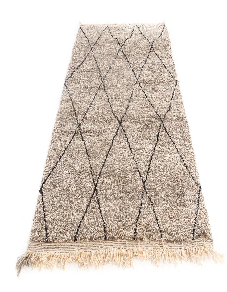 Detail image of  5' x 7' 8  Hand Knotted Moroccan Wool Rug