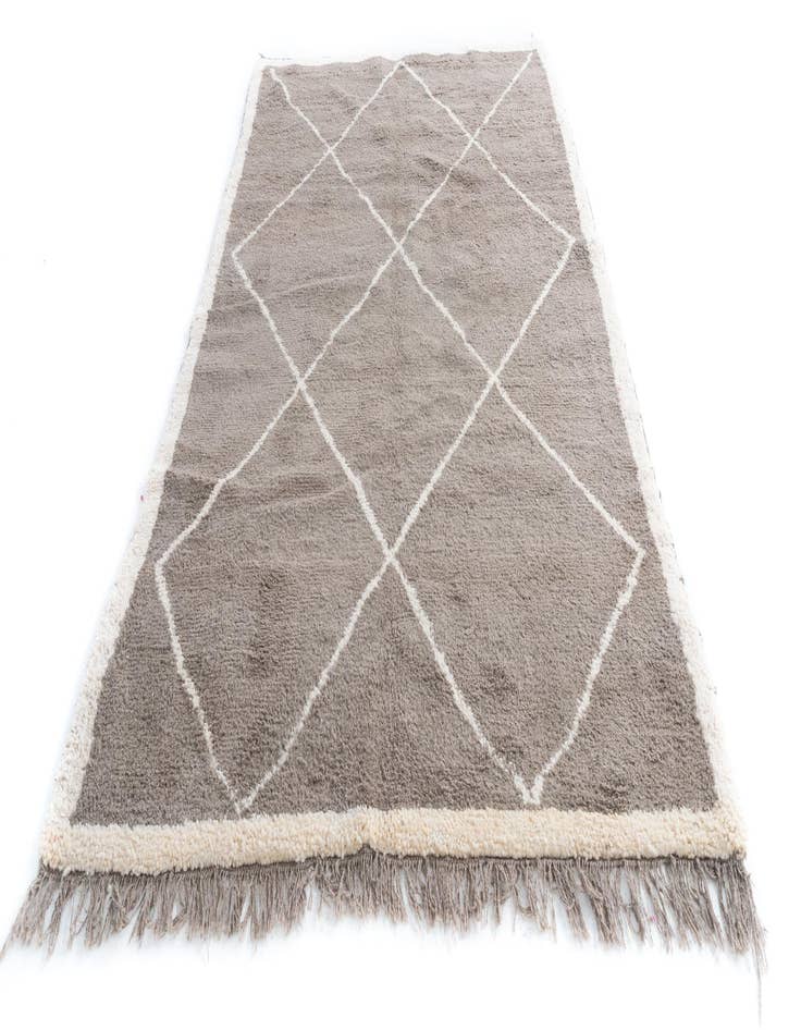 Detail image of  5' x 9'  Hand Knotted Moroccan Wool Rug