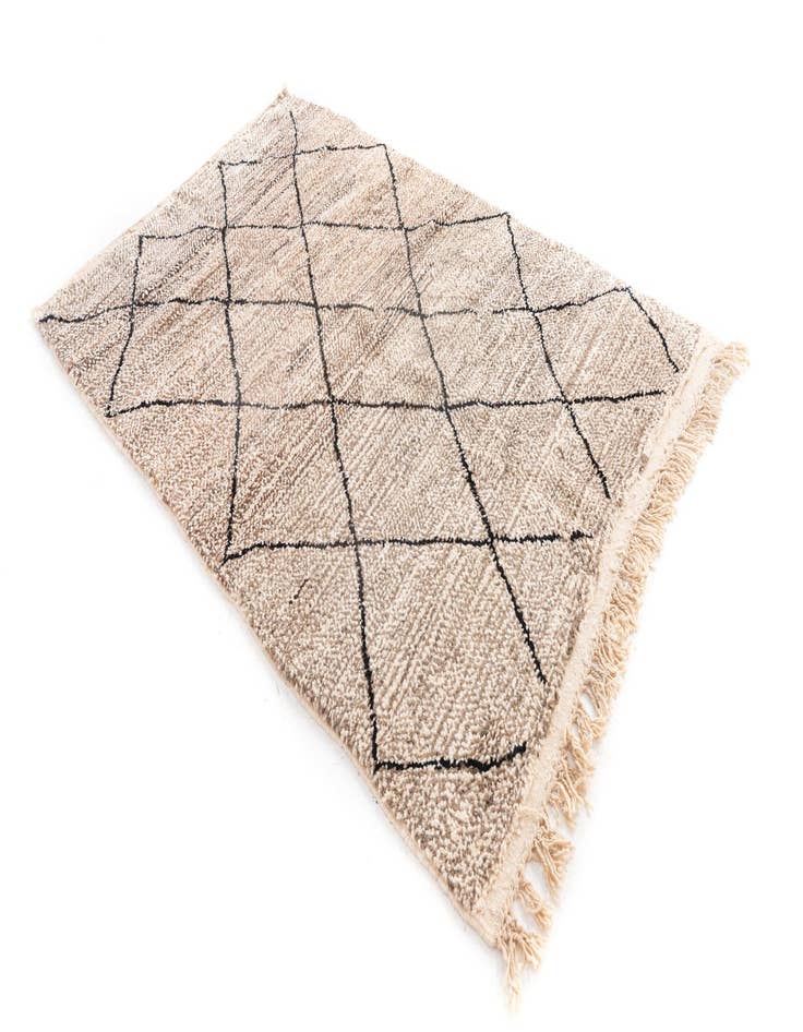 Detail image of  5' x 7' 10  Hand Knotted Moroccan Wool Rug