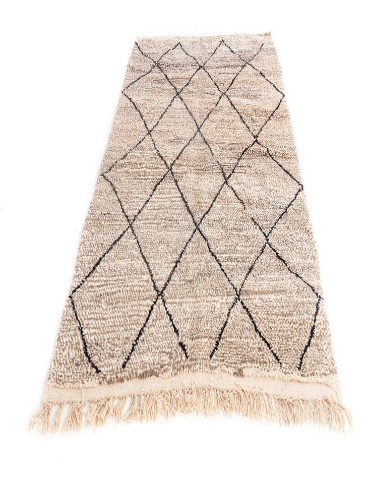 Detail image of  5' x 7' 10  Hand Knotted Moroccan Wool Rug