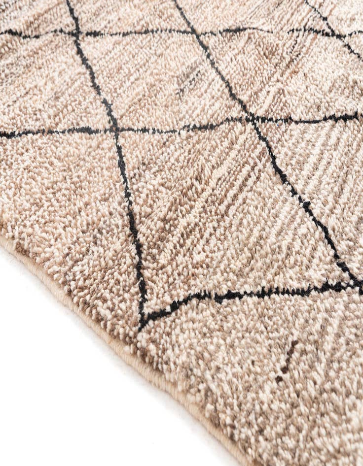 Detail image of  5' x 7' 10  Hand Knotted Moroccan Wool Rug