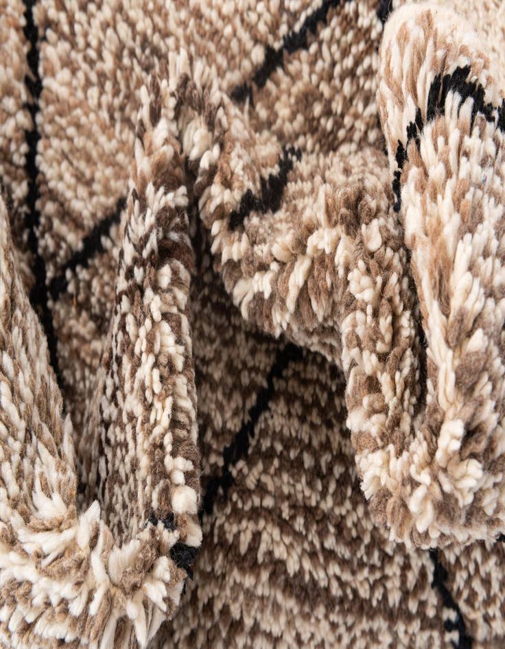 Detail image of  5' x 7' 10  Hand Knotted Moroccan Wool Rug