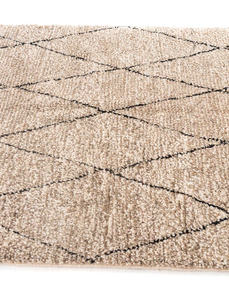 Detail image of  5' 3 x 6' 7  Hand Knotted Moroccan Wool Rug