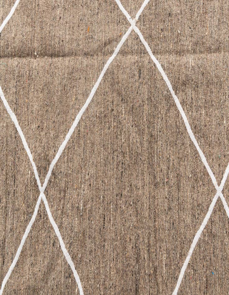 Detail image of  4' 9 x 7' 10  Hand Knotted Moroccan Wool Rug