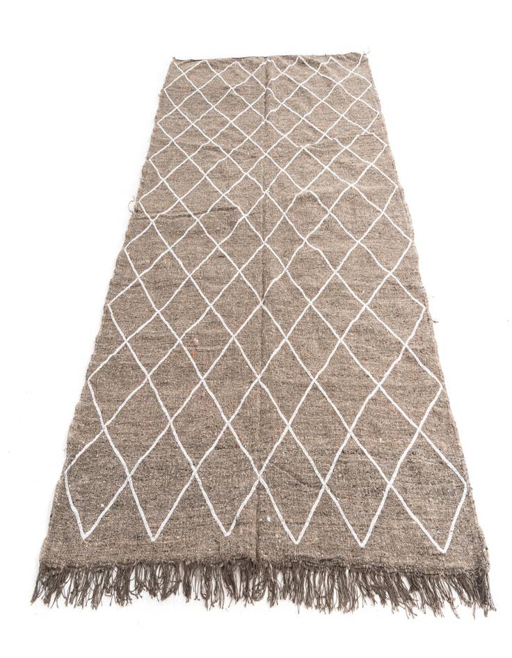 Detail image of  5' x 7' 8  Hand Knotted Moroccan Wool Rug