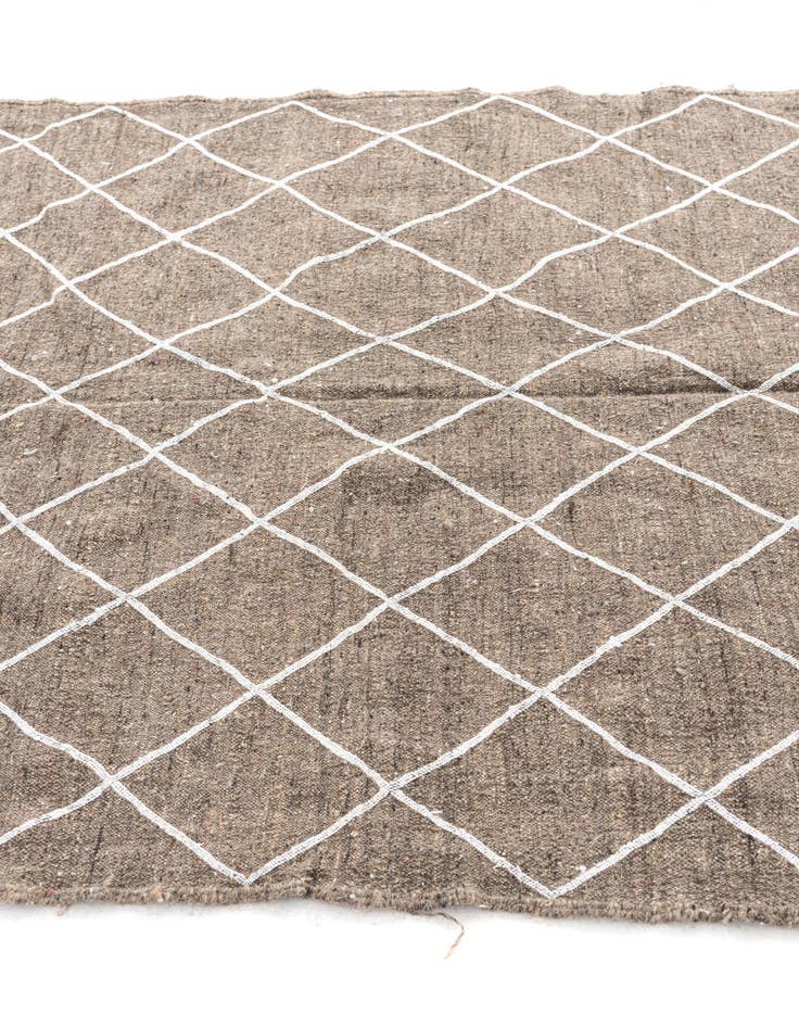 Detail image of  5' x 7' 8  Hand Knotted Moroccan Wool Rug