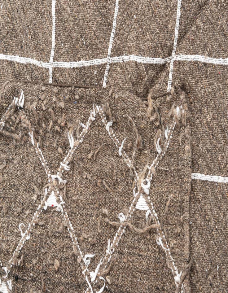 Detail image of  5' x 7' 8  Hand Knotted Moroccan Wool Rug