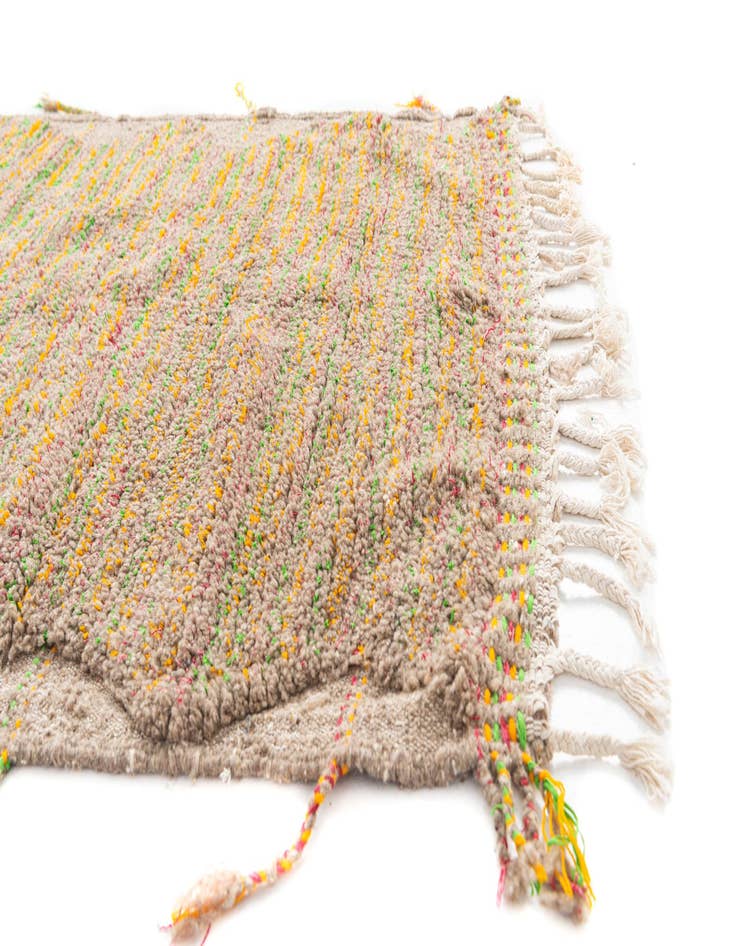 Detail image of  4' 4 x 6' 2  Hand Knotted Moroccan Wool Rug