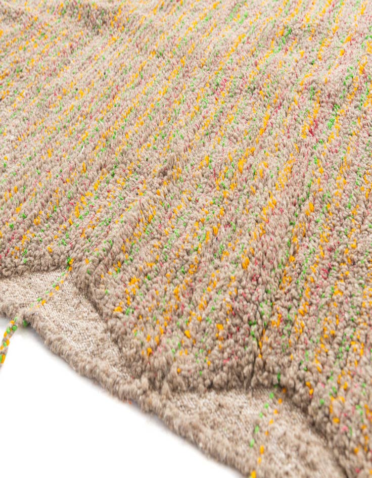 Detail image of  4' 4 x 6' 2  Hand Knotted Moroccan Wool Rug