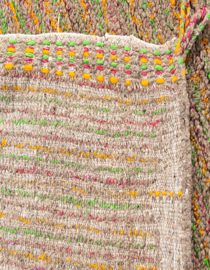 Detail image of  4' 4 x 6' 2  Hand Knotted Moroccan Wool Rug