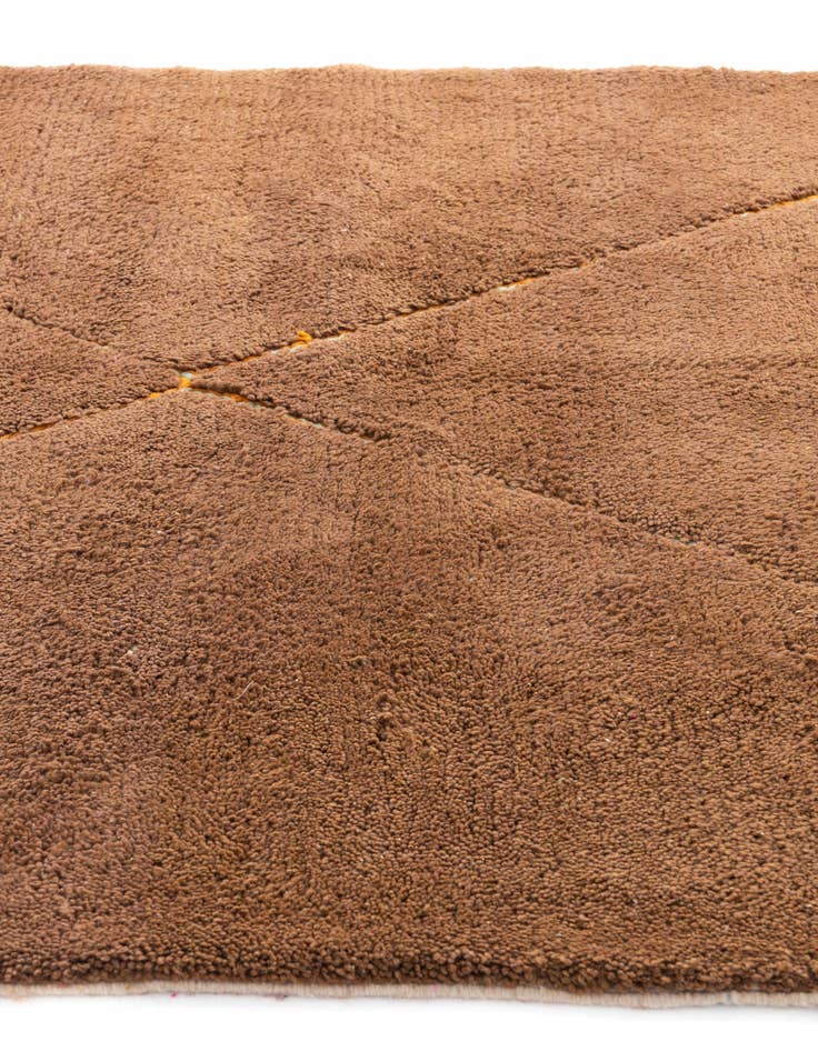 Detail image of  5' 10 x 7' 8  Hand Knotted Moroccan Wool Rug