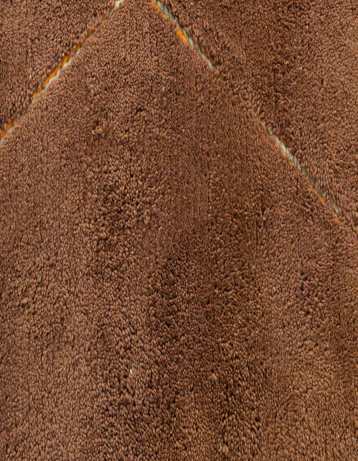 Detail image of  5' 10 x 7' 8  Hand Knotted Moroccan Wool Rug