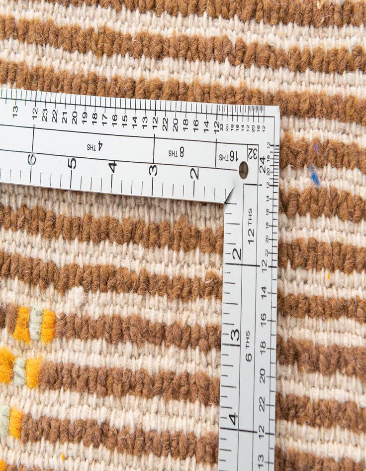 Detail image of  5' 10 x 7' 8  Hand Knotted Moroccan Wool Rug