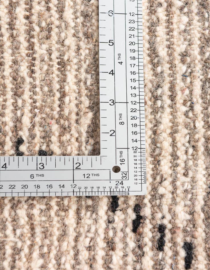 Detail image of  6' 10 x 10'  Hand Knotted Moroccan Wool Rug