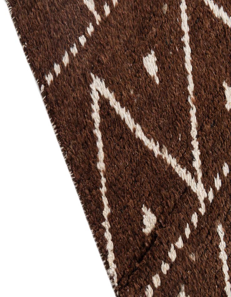 Detail image of  8' 3 x 10' 10  Hand Knotted Moroccan Wool Rug