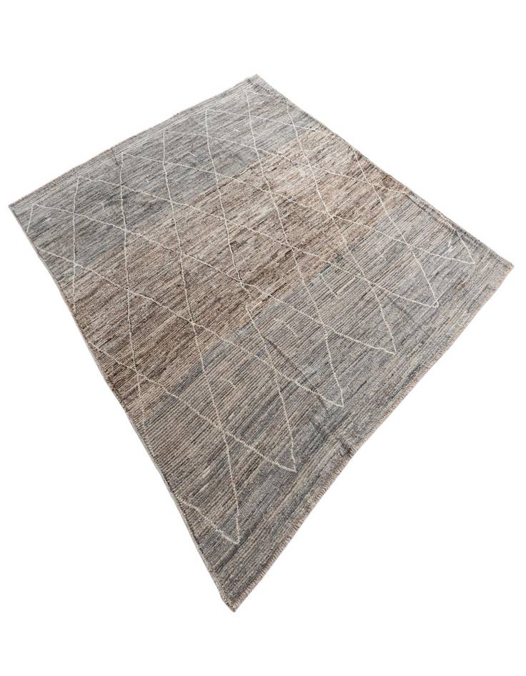 Detail image of  8' 4 x 9' 5  Hand Knotted Moroccan Wool Rug