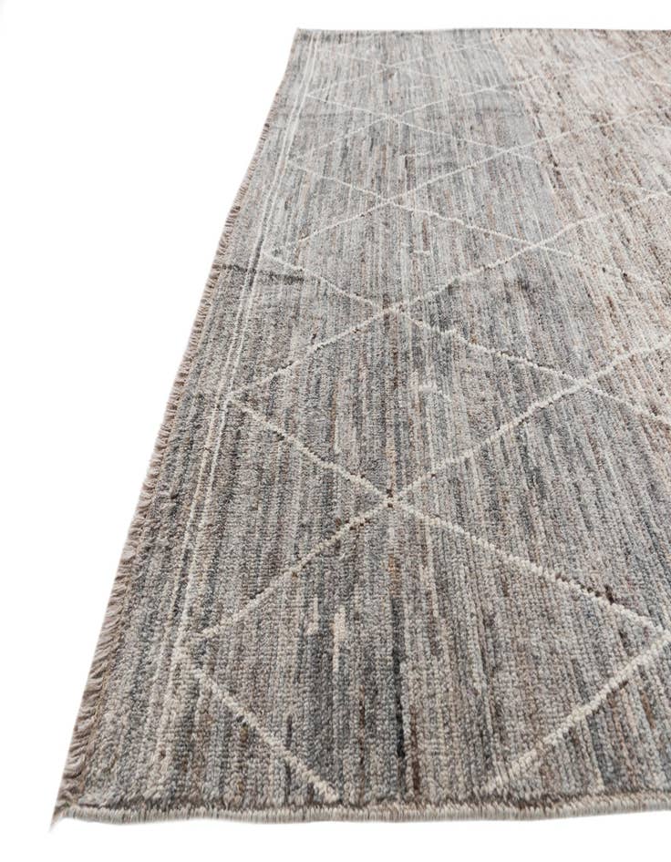 Detail image of  8' 4 x 9' 5  Hand Knotted Moroccan Wool Rug