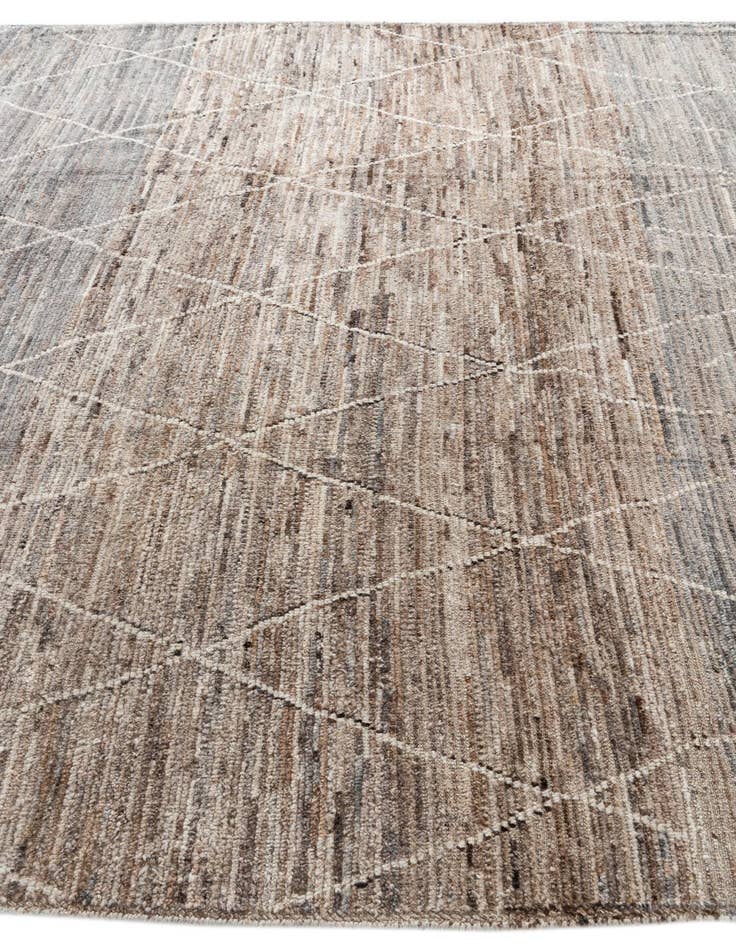 Detail image of  8' 4 x 9' 5  Hand Knotted Moroccan Wool Rug