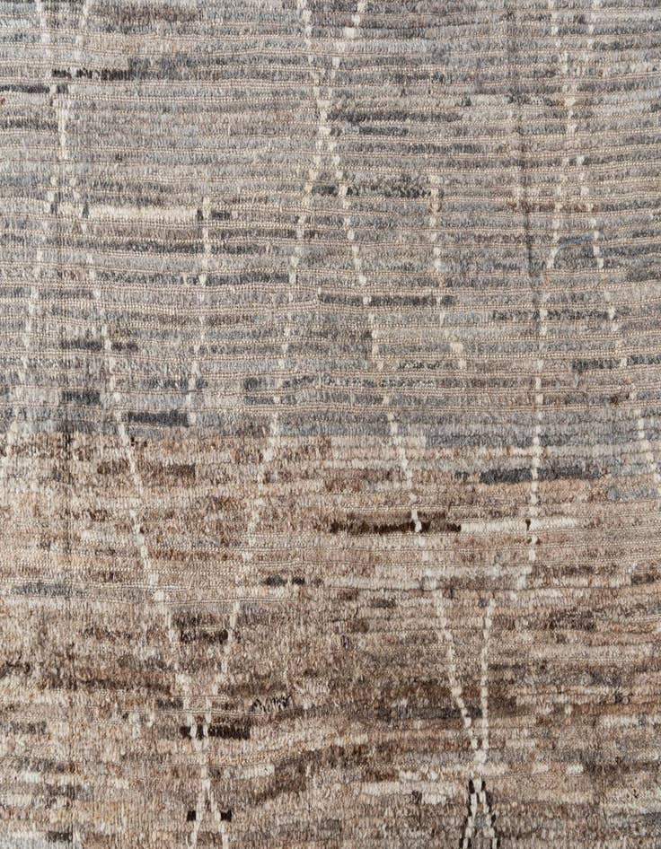 Detail image of  8' 4 x 9' 5  Hand Knotted Moroccan Wool Rug
