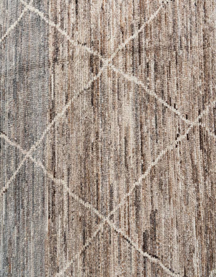 Detail image of  8' 4 x 9' 5  Hand Knotted Moroccan Wool Rug