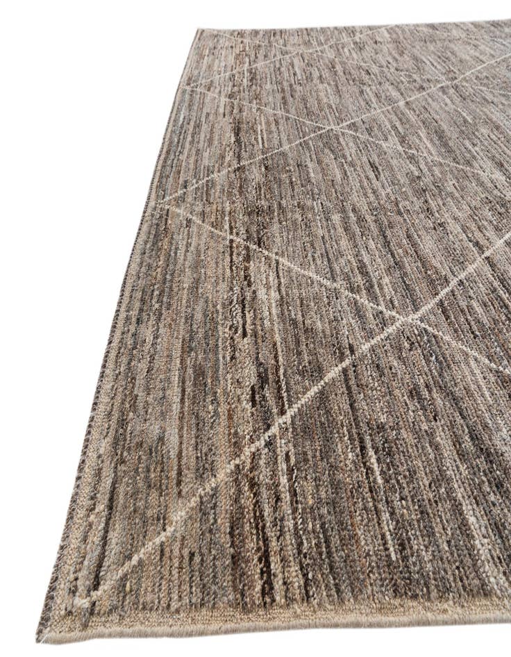 Detail image of  8' 7 x 10' 1  Hand Knotted Moroccan Wool Rug