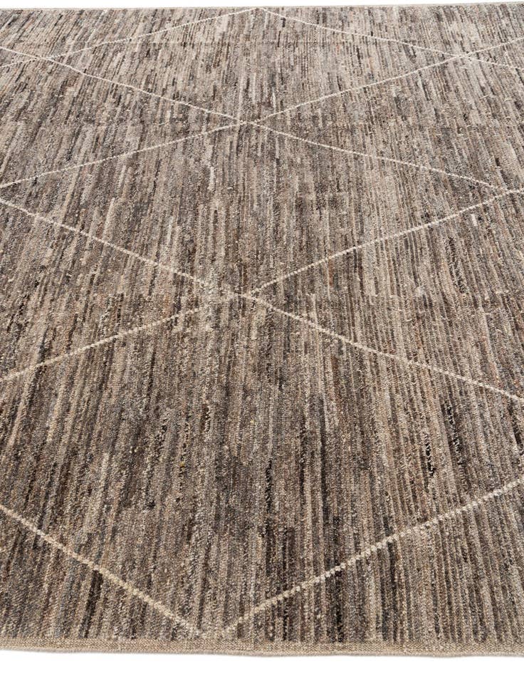 Detail image of  8' 7 x 10' 1  Hand Knotted Moroccan Wool Rug