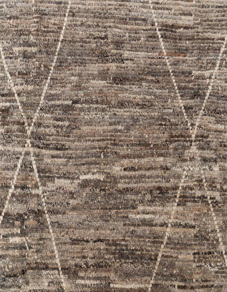 Detail image of  8' 7 x 10' 1  Hand Knotted Moroccan Wool Rug