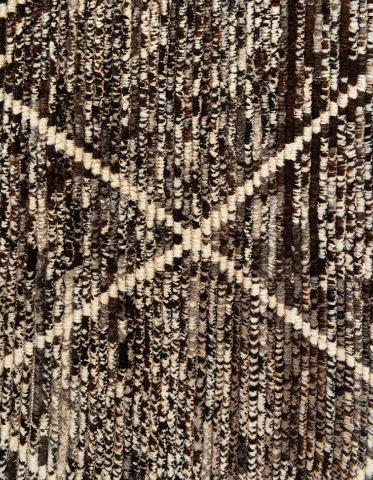 Detail image of  5' 6 x 8'  Hand Knotted Moroccan Wool Rug