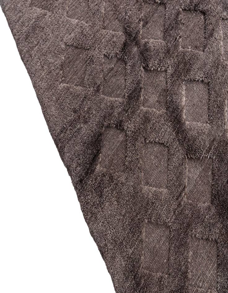 Detail image of  5' 9 x 8'  Hand Knotted Moroccan Wool Rug