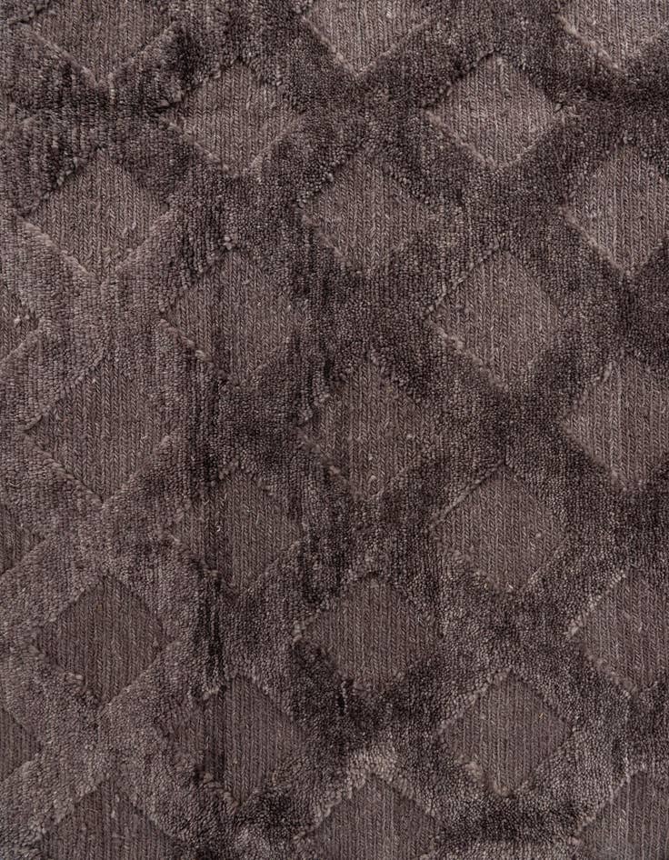 Detail image of  5' 9 x 8'  Hand Knotted Moroccan Wool Rug