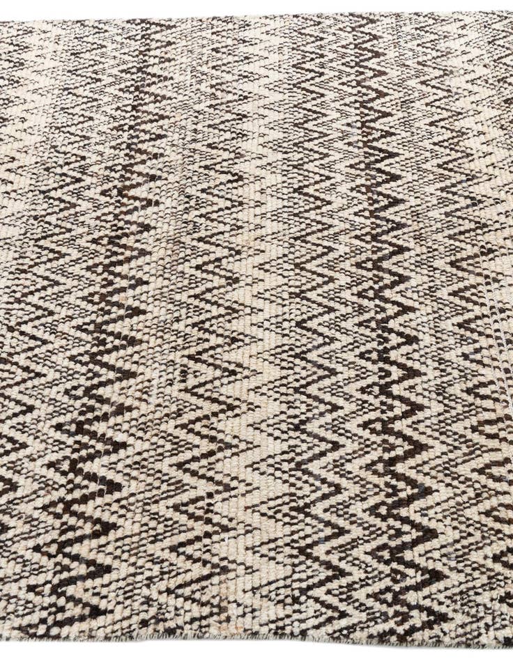 Detail image of  5' 3 x 8' 1  Hand Knotted Moroccan Wool Rug