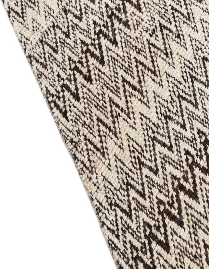 Detail image of  5' 3 x 8' 1  Hand Knotted Moroccan Wool Rug