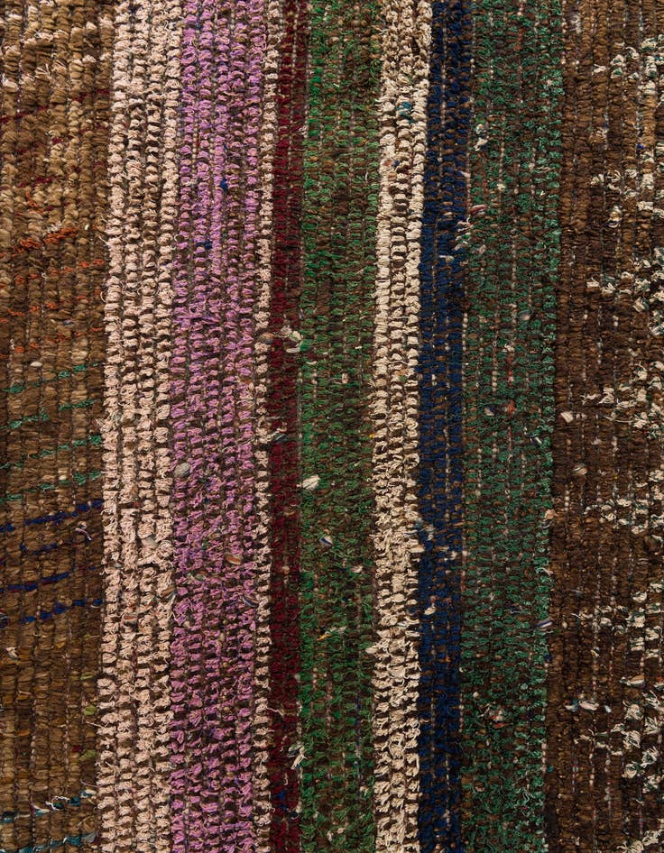 Detail image of  7' 9 x 9' 9  Hand Knotted Moroccan Wool Rug
