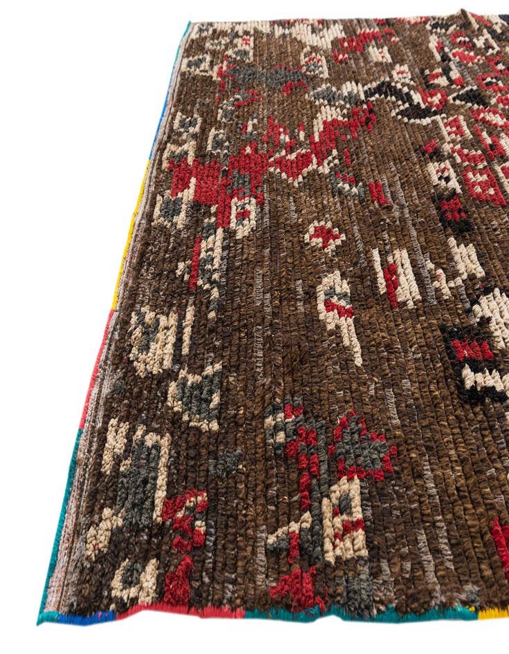 Detail image of  5' x 7' 9  Hand Knotted Moroccan Wool Rug