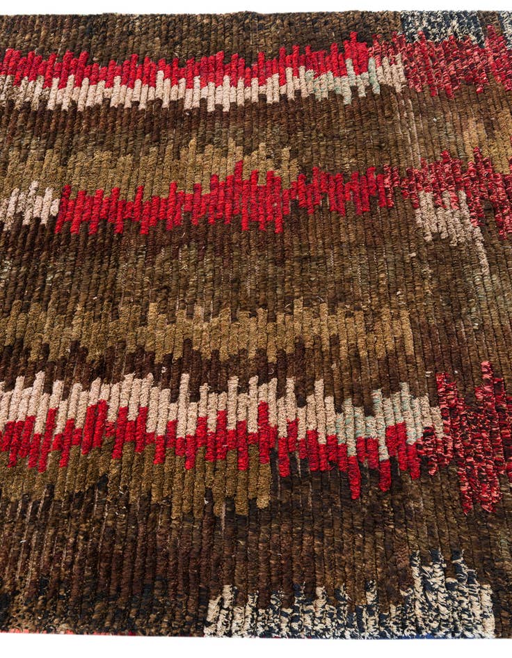 Detail image of  5' 3 x 7' 10  Hand Knotted Moroccan Wool Rug