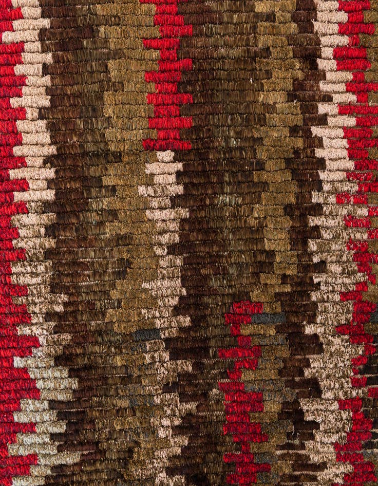 Detail image of  5' 3 x 7' 10  Hand Knotted Moroccan Wool Rug