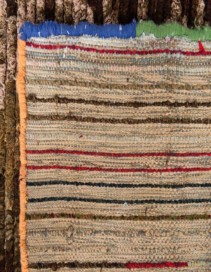 Detail image of  5' 3 x 7' 10  Hand Knotted Moroccan Wool Rug