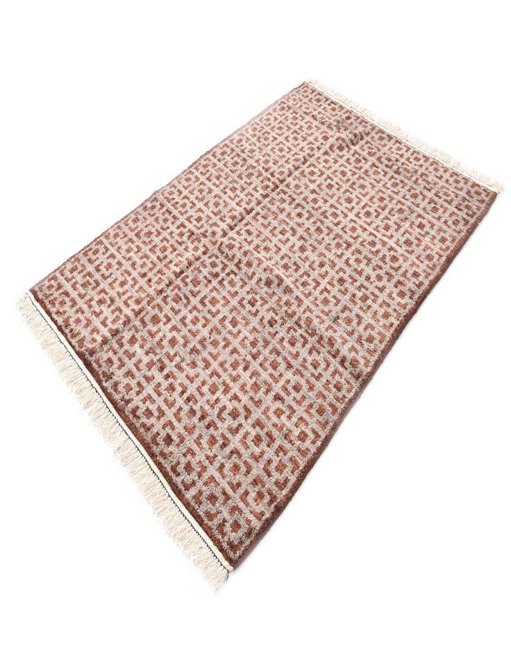 Detail image of  5' 8 x 8' 4  Hand Knotted Moroccan Wool Rug