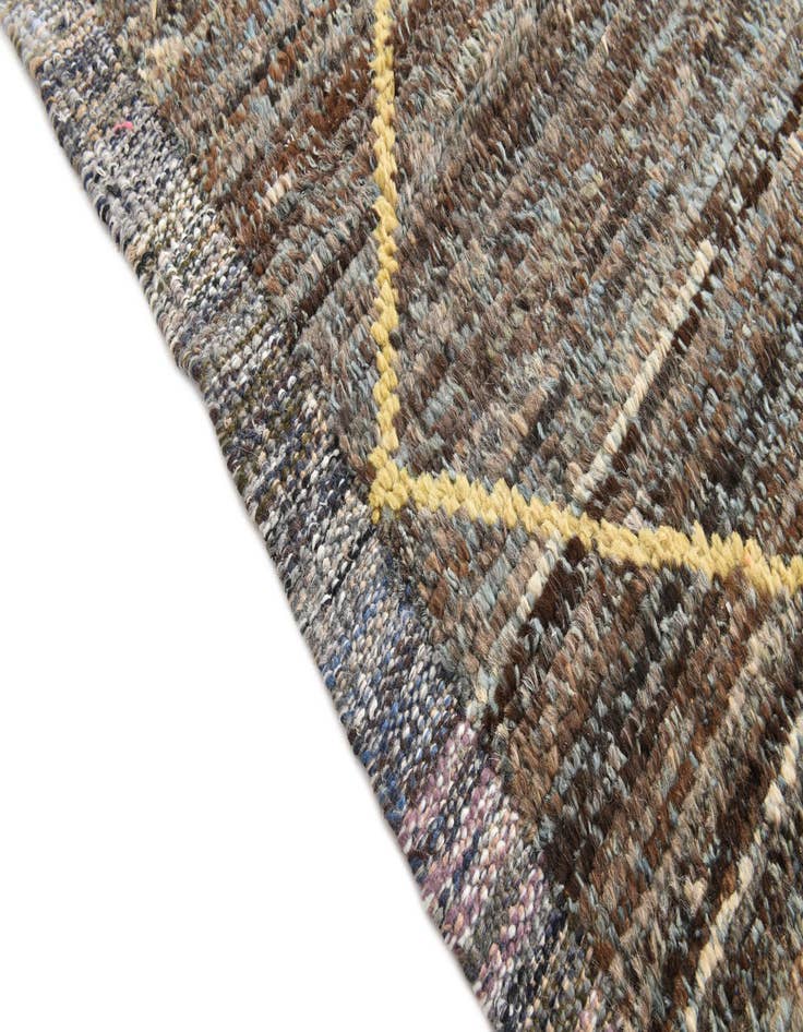 Detail image of  8' x 10' 7  Hand Knotted Moroccan Wool Rug