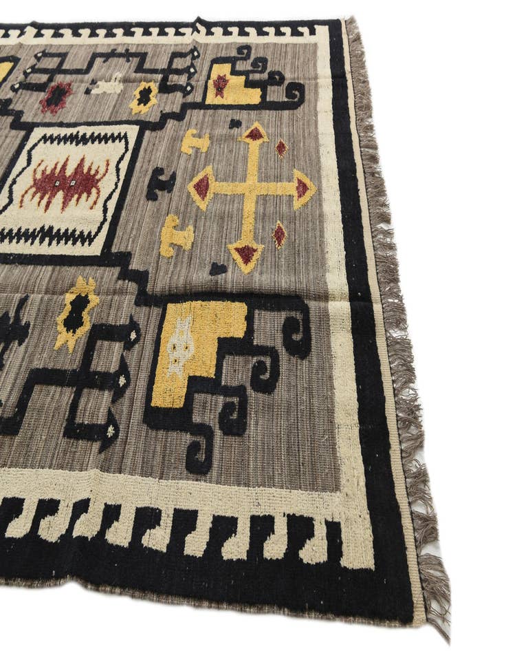 Detail image of  8' x 10' 2  Hand Knotted Moroccan Wool Rug