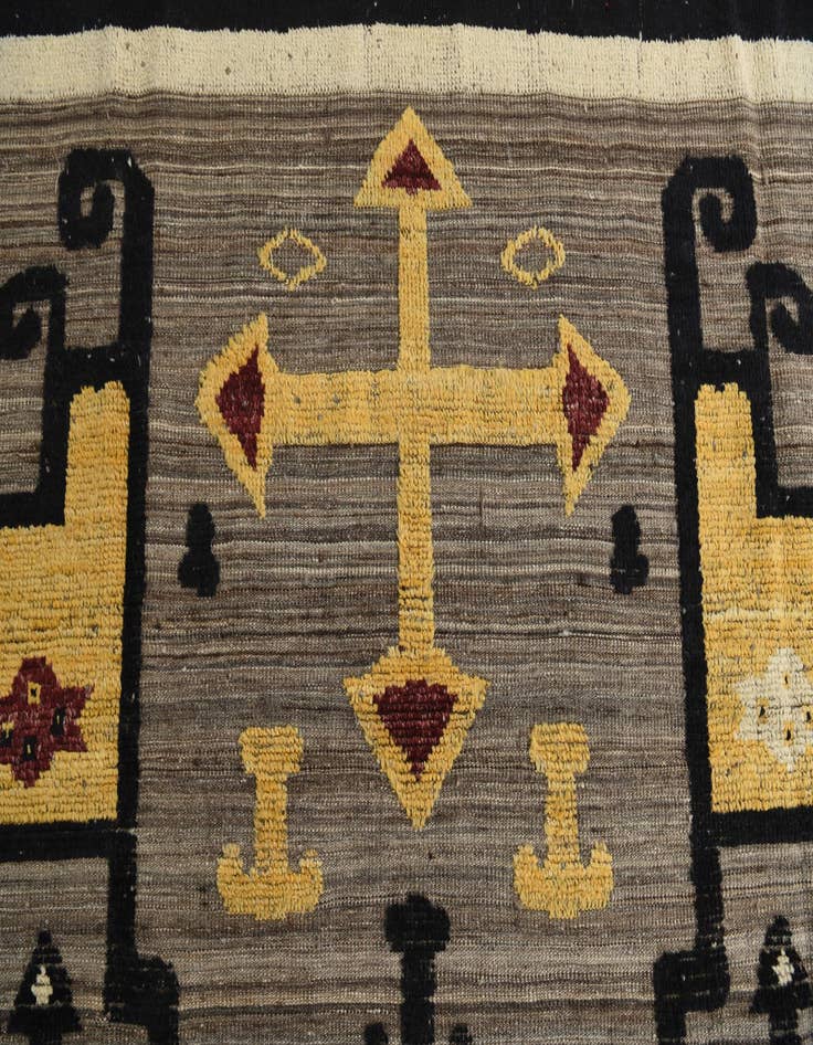 Detail image of  8' x 10' 2  Hand Knotted Moroccan Wool Rug