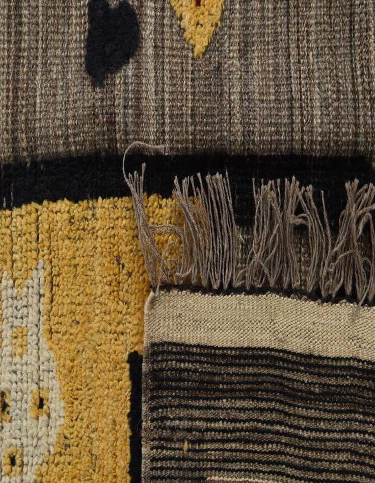 Detail image of  8' x 10' 2  Hand Knotted Moroccan Wool Rug