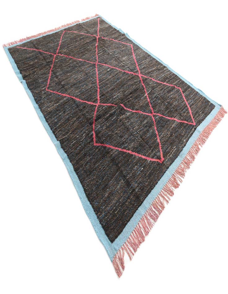 Detail image of  7' 8 x 10' 4  Hand Knotted Moroccan Wool Rug