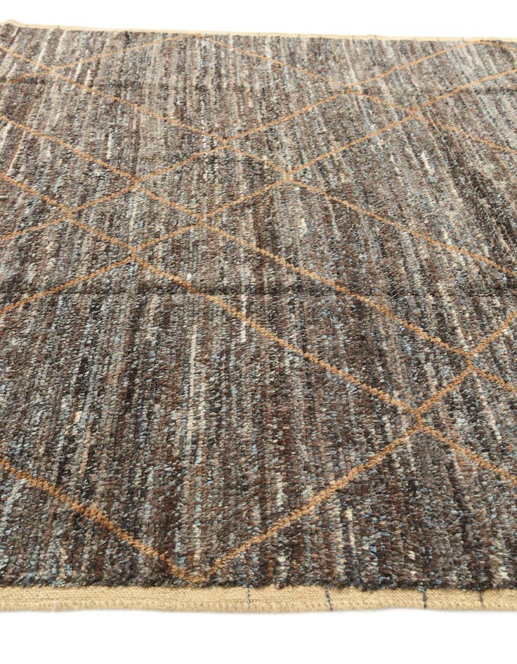 Detail image of  8' 1 x 10' 3  Hand Knotted Moroccan Wool Rug