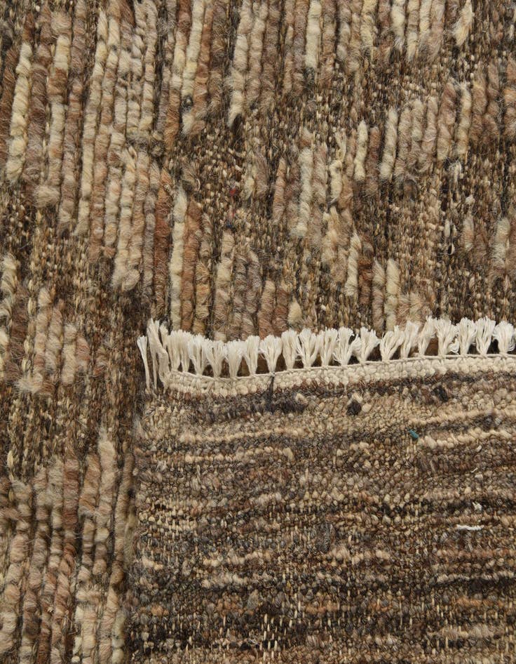 Detail image of  8' 7 x 10' 2  Hand Knotted Moroccan Wool Rug